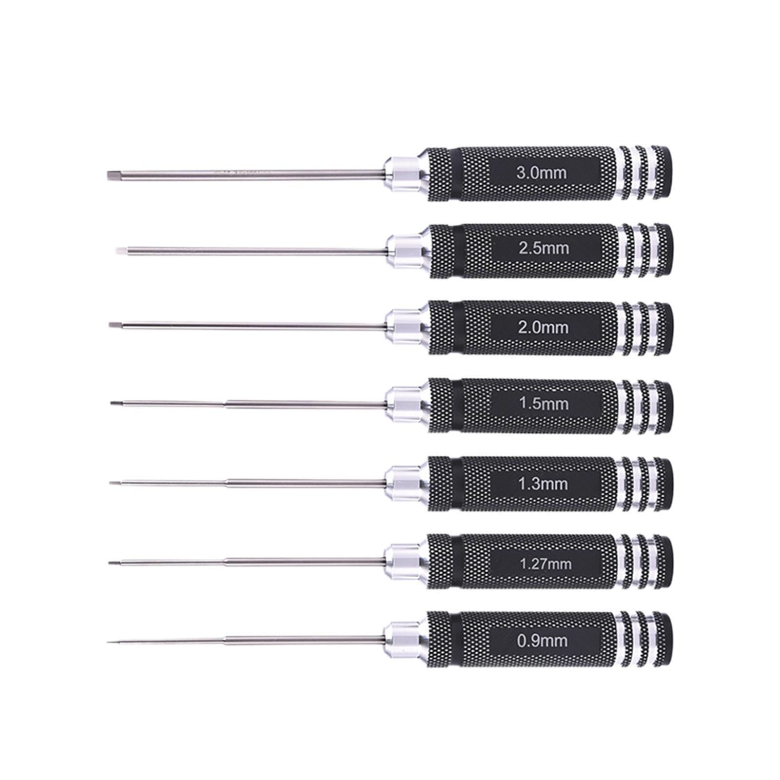 Rc Helicopter Tool Kit - 7Pcs RC Hex Screw Driver Set