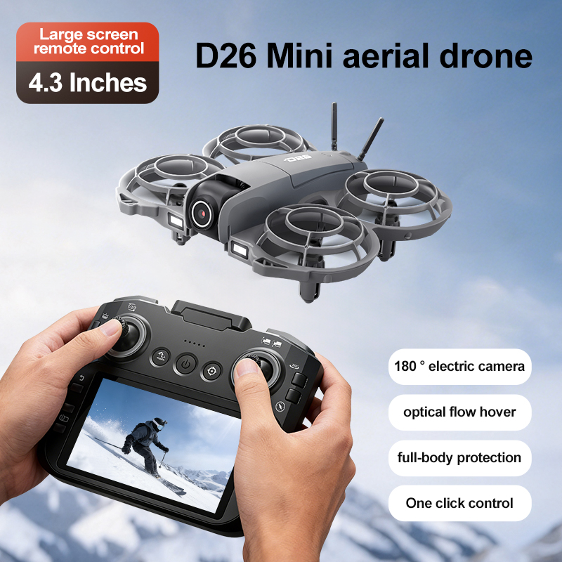 D26 Drone 4K Aerial HD 180° Ca - đánh giá và giá Rc Helicopter Case